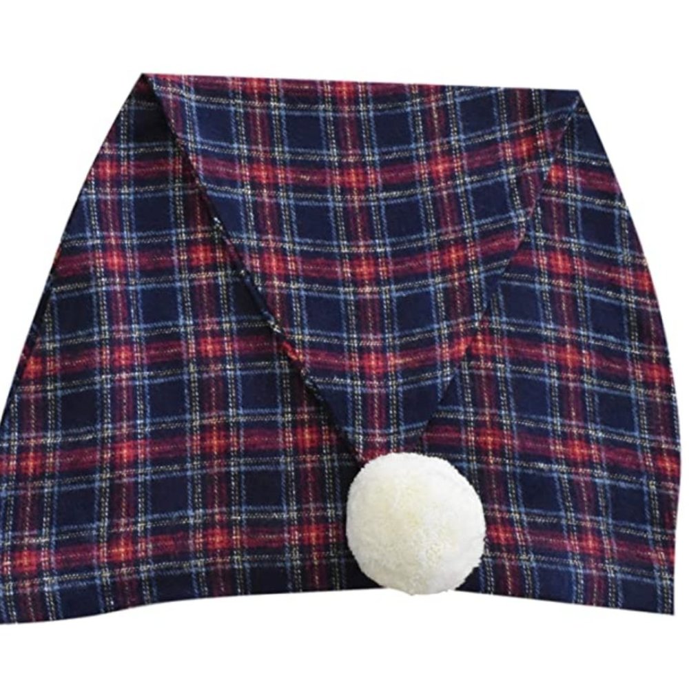 Lee Valley Ireland Men's Night Cap Lv28-purple/Red Cotton Flannel